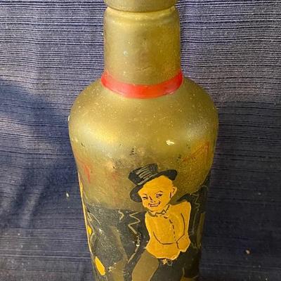 Vintage Roma Wine Bottle Signed Ylyae
