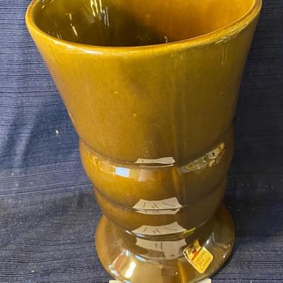 Haegar Mud Century Brown Ceramic Vase