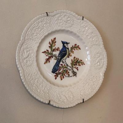 LOT 49M: Royal Cauldon Bristol Ironstone Bird Plates Designed by Henry A. Pausch (8)