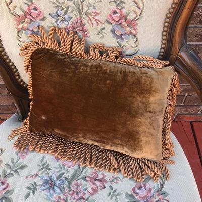 LOT 7M: Chateau D'Ax Tapestry Chair w/ Pillow
