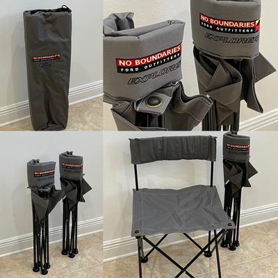 FORD OUTFITTERS ~ Pair (2) ~ Folding Chairs ~ New