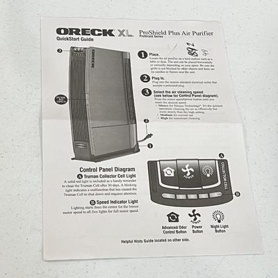 ORECK XL ~ Proshield Plus ~ Air Purifier ~ *Read Details