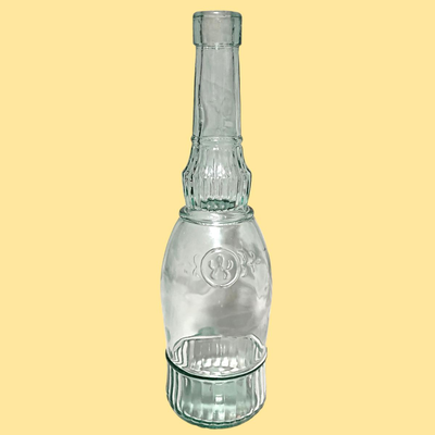 2 Decorative Glass Bottles