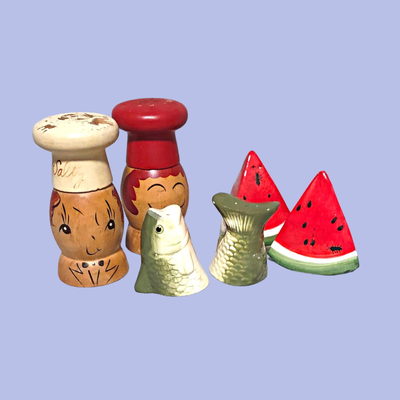 Vintage Salt & Pepper Shakers #1