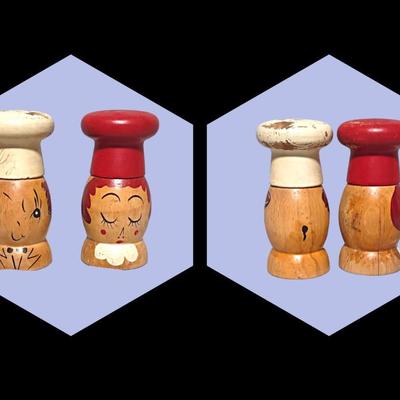 Vintage Salt & Pepper Shakers #1