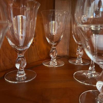 Large Lot of Drinkware Glasses - Martini, Wine, Cocktails