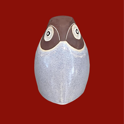 Triple Eyed Ceramic Owl