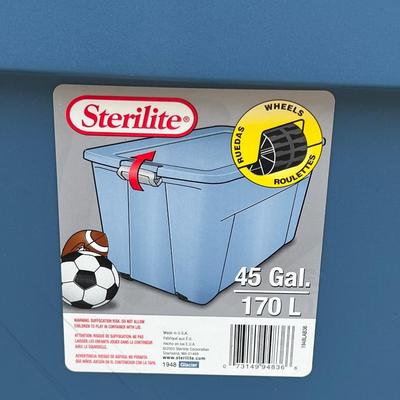 STERILITE ~ Set Of Four (4) ~ Rolling Storage Containers