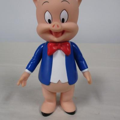 Plastic Porky Pig & Piggy Bank