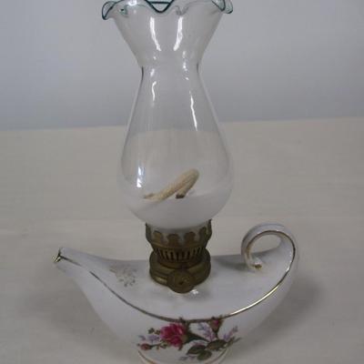 Miniature Aladdin Style Oil Lamp