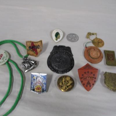 Vintage Boy Scout Camp and Troop Badges and Other