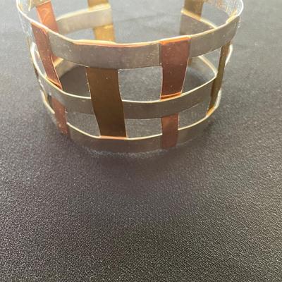 STERLING SILVER AND COPPER BRACELET