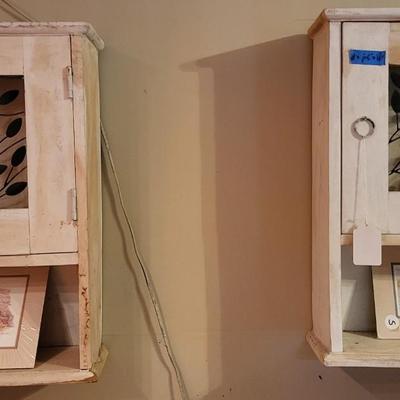 2 Small Wall Cabinets