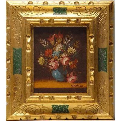 Spanish hand made Oil Painting 14" X 16" , Market Value $1400