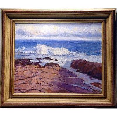 Spanish Oil Painting 26" X 31"  Andalusia , Market Value $2700