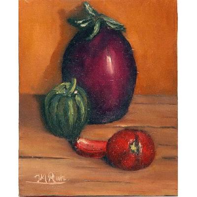 Spanish Andalusia New Oil Painting 18" X 16" , Market Value $1200