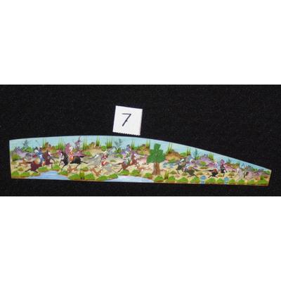Antique Persian Miniature on Bone Painting Fine Art Handmade about 9" X 2", Market Value over than $450