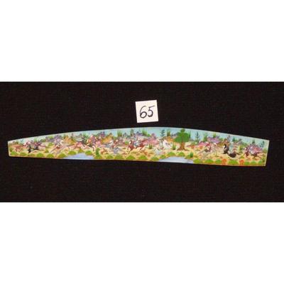 Antique Persian Miniature on Bone Painting, Fine Art Handmade, about 8" X 3", Market Value over than $450