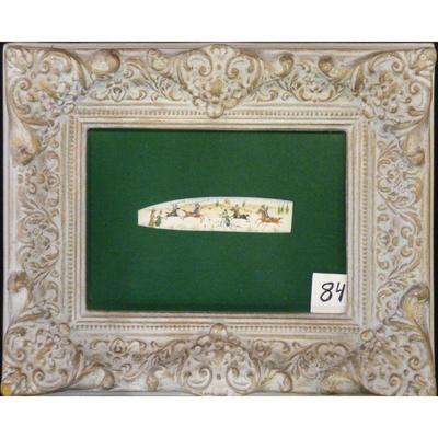 Antique  Persian Antique Miniature on Bone Painting, Fine Art Handmade -9" X 11", Market Value $900