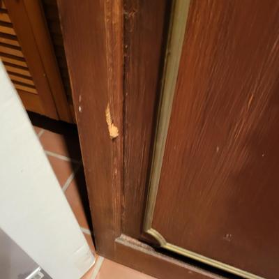 3 Panel Hand Painted Wood Screen