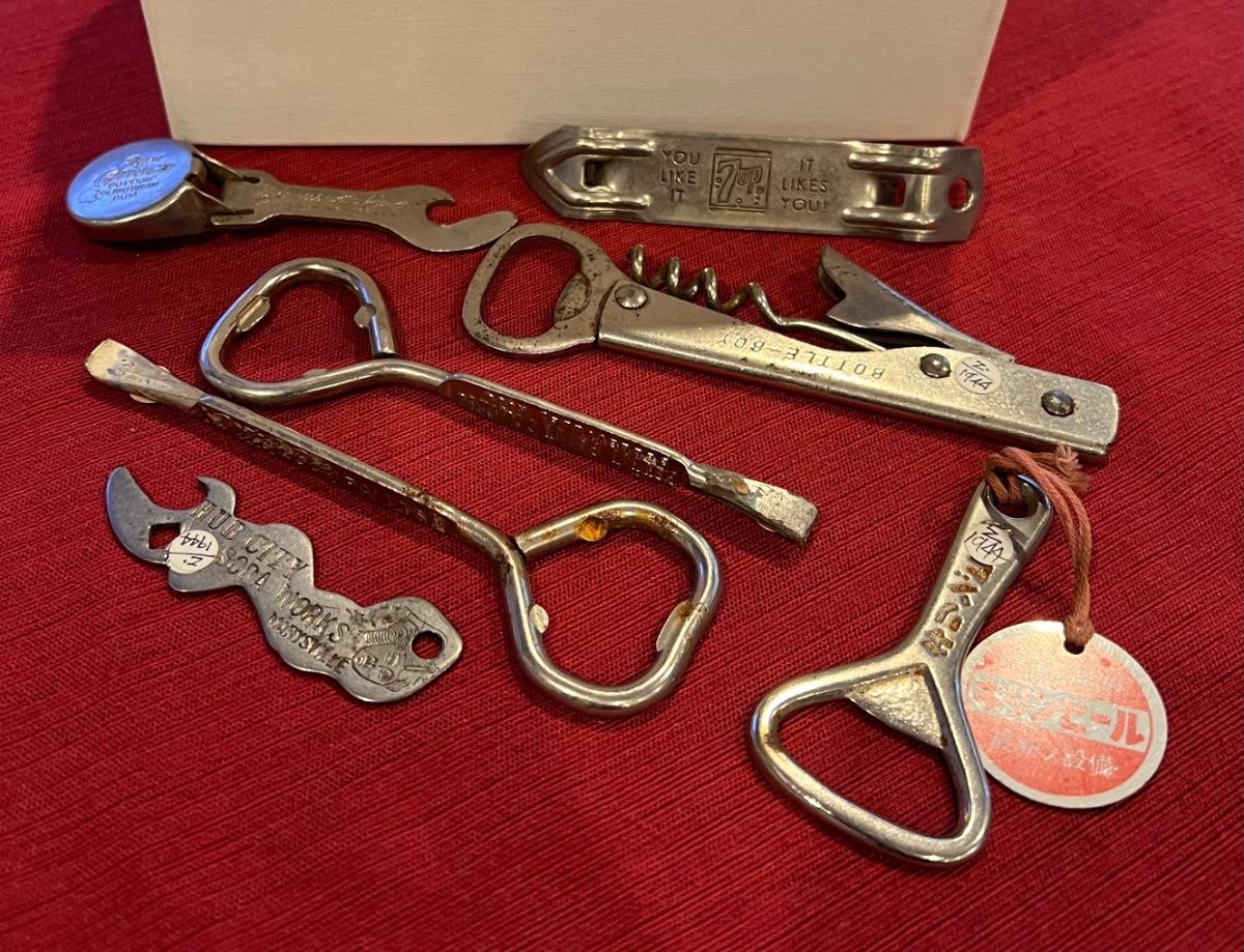 Vintage bottle openers