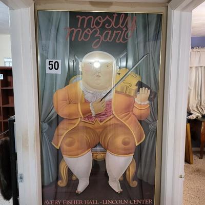 Fernando Botero Mostly Mozart 1984 Poster