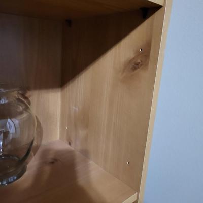 2 Tan Wall Shelves