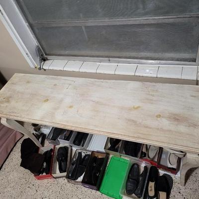 Long White Console Table