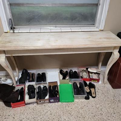 Long White Console Table
