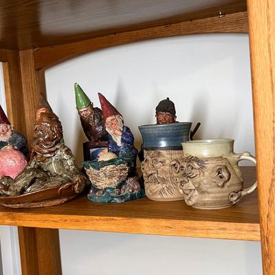 Vintage Lot Tom Clark Gnome Ceramic Pottery Collectibles Village & Hassfeld
