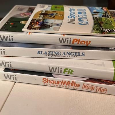 Nintendo Wii Lot with Remotes, Games, Balance Board, Etc