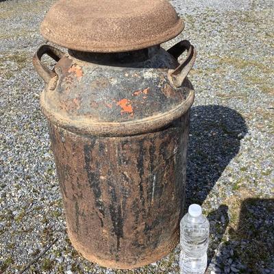 250 Antique Rusted Milk Can
