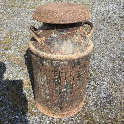 250 Antique Rusted Milk Can