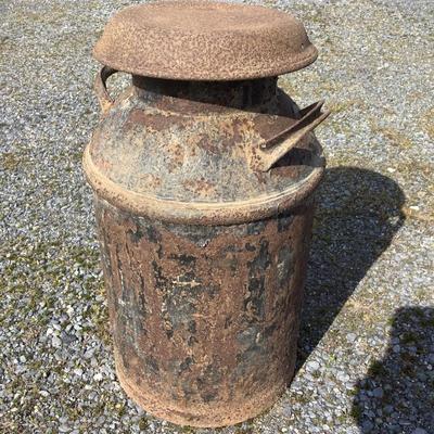 250 Antique Rusted Milk Can