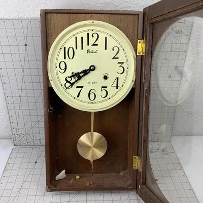 #9 Vintage Centurion 35 Day Wall Clock 