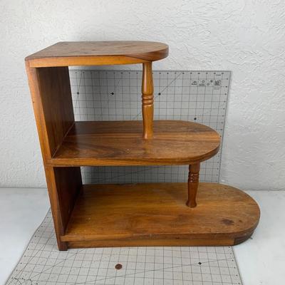 #23 Three Tier Wooden Shelf