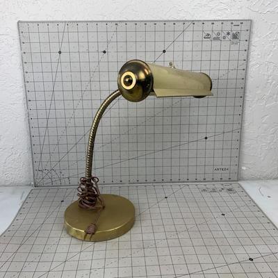 #25 Vintage Brass Librarians Lamp