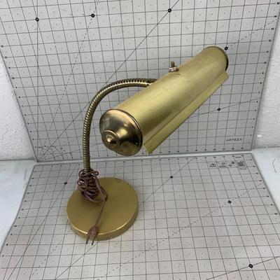 #25 Vintage Brass Librarians Lamp