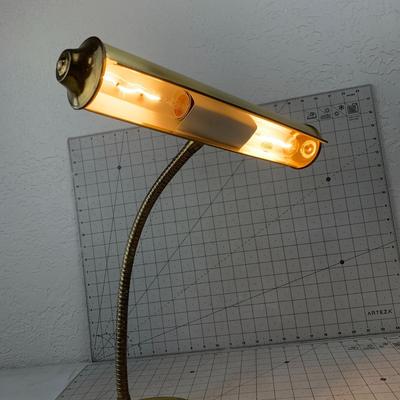 #25 Vintage Brass Librarians Lamp