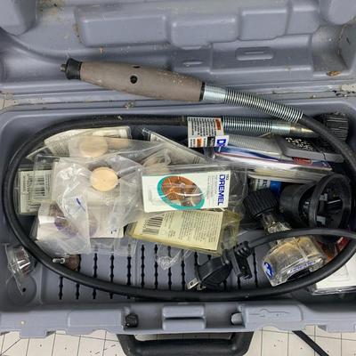 #31 Dremel Tool, Accessories and Tool Box