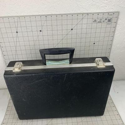 #32 Vintage Black Briefcase