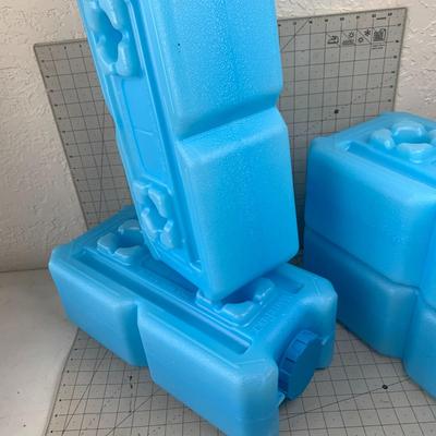 #41 4pc Plastic Water Bricks