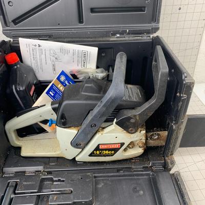 #74 Craftsman Gas Chainsaw and Case