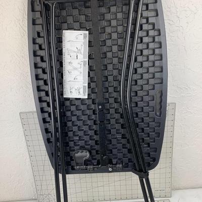 #75 Adjustable Black Folding Table