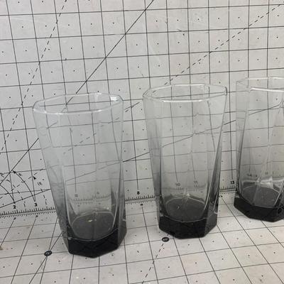#80 Vintage Drinking Glasses 4pc