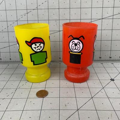 #89 Vintage Fisher Price Mini Cups