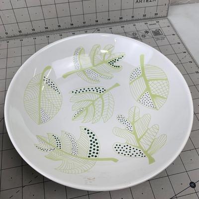 #90 Green Leaf Ikea Plates