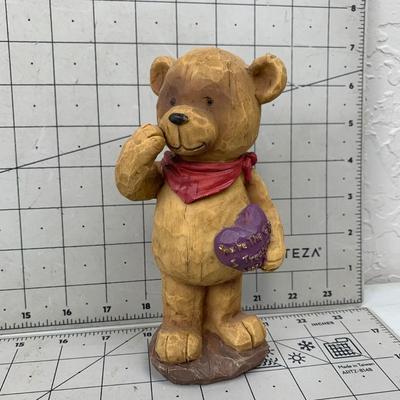 #98 Winnie The Pooh Wood Carving