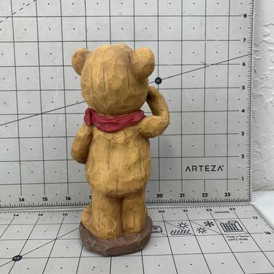 #98 Winnie The Pooh Wood Carving