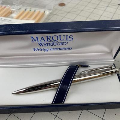 #119 Watercolor Pencils and Marquis Waterford Writing Instruments